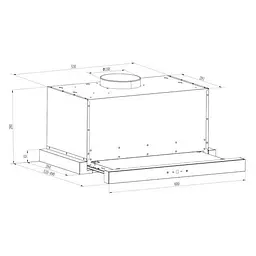 Витяжка кухонна Klarstein Vinea 60 см 610 м³/год (10031682) - мініатюра 7