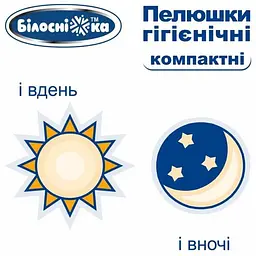 Набір одноразових пелюшок гігієнічних Білосніжка Компактні 90х60 см 120 шт. - мініатюра 6