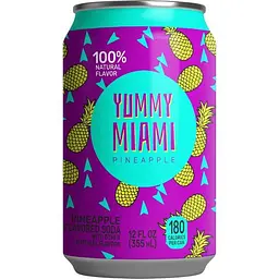 Напиток безалкогольный Yummy Miami Pineapple газированный 0.355 л ж/б (947430)