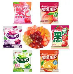 Жувальні цукерки Orion Peach Flavoured Gummy Candy 18г - мініатюра 5
