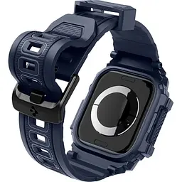 Чохол-ремінець Spigen Rugged Armor Pro для Apple Watch 46mm Navy Blue (ACS08606) [149628] - мініатюра 7