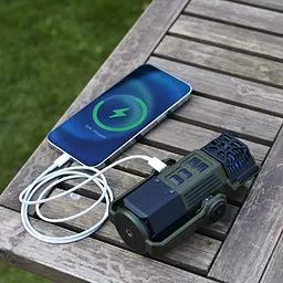 Фумігатор-ліхтар-powerbank Flextail Evo Repel чорний - мініатюра 3