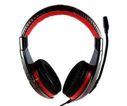 Навушники з мiкрофоном Media-Tech NEMESIS USB 1.9 м Чорний-червоний - мініатюра 3