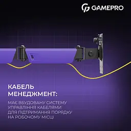 Настільне кріплення для монітора Gamepro MAG100V 17`-40` Black/Violet [148277] - мініатюра 13