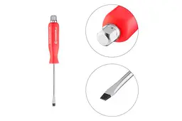 Викрутка ударна плоска шліцева Intertool SL6 х 100 мм HT-0482 - мініатюра 2