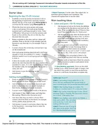 Cambridge Global English 2. Teacher's Resource with Digital Access - Кетрін Гарпер - мініатюра 7