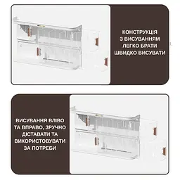 Двоярусний настінний органайзер для зберігання - мініатюра 4