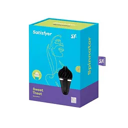 Морозиво-спінатор Satisfyer Lay-On - Sweet Treat Black/Gold, 10 режимів роботи, водонепроникний - мініатюра 2