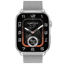 Смарт-годинник WiWU SW08 Smart sports watch call version Silver - мініатюра 2
