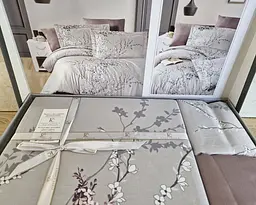 Турецька постільна білизна First Choice Cotton Satin Wisteria lilac євро - мініатюра 4