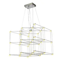 Люстра LED Levistella 918L045 (600) CH, 25W, три режими світла, метал, стельова, для вітальні - мініатюра 2