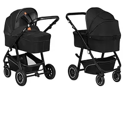 Універсальна коляска 3 в 1 Lionelo Bianka Black Onyx, чорний (LO-BIANKA 3IN1 BLACK ONYX) - мініатюра 12