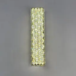 Сучасний настінний LED світильник для кухні та спальні Linisoln 595-520 FG золото скло 52 см 55W 3 режими - мініатюра 4
