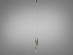 Підвісний світильник LED Diasha 531/1D-400G, 15W, золото, регульована висота, для коридору та кухні - мініатюра 4