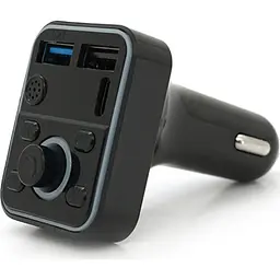 FM модулятор Voltronic D1, підсвітка 7 кольорів, 1.5-3.1A, USB, TF (FM-D1-7Col) - мініатюра 6
