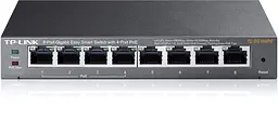 Комутатор TL-SG108PE 8xGE (4xPoE), 65.2Вт, WebSmart TP-Link teh0018094 - мініатюра 2