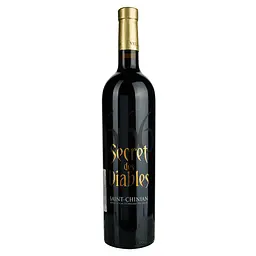 Вино Secret Des Diables Rouge AOP Saint Chinian, красное, сухое, 0.75 л