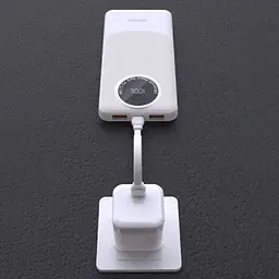 Батарея універсальна Dudao 10000mAh K12 22.5W, PD, QC, 2*USB-A, USB-C(In/Out), White (6976625333875) - мініатюра 7