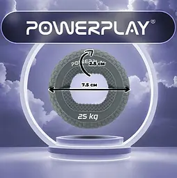 Еспандер кистьовий силіконовий PowerPlay PP-4333 Hand Grip Large 25 кг Сірий (PP_4333_Grey_25kg) - мініатюра 6