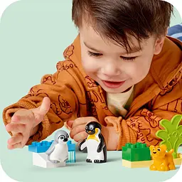 Конструктор LEGO DUPLO Сімейства диких тварин: Пінгвіни та Леви, 10 деталей (10442) - мініатюра 9