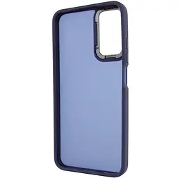 Чохол TPU+PC Lyon Frosted для Motorola Edge 50 Fusion / G85 Navy Blue - мініатюра 3