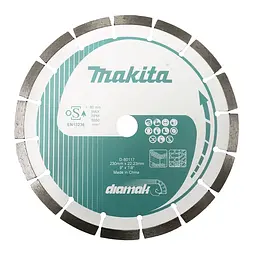 Диск алмазний сегментний по бетону 230 х 22.23 (20) мм Makita Diamak D-80117