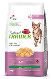 Сухий корм Trainer Natural Super Young Cat корм для молодих котів 1.5 кг.