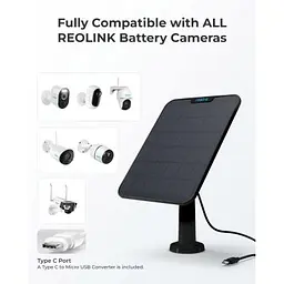 Сонячна панель Reolink (Solar Panel 2 Black) - мініатюра 7