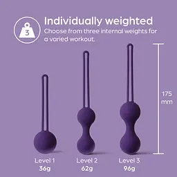 Набір вагінальних куль Кегеля Sensual Kegel Balls So Divine (Велика Британія) - мініатюра 5