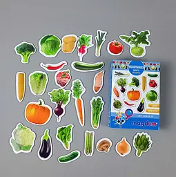 Магнітні ігри Vladi Toys ML4031-12 EN "Magdum", "Vegetables" Магніти дитячі овочі