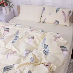 Підковдра на блискавці MirSon Feathers 22-1351, сатин, 220х200 см, різнокольорова - мініатюра 3