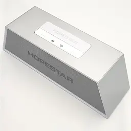 Бездротова акумуляторна колонка Bluetooth акустика FM MP3 AUX USB Hopestar H28 сіра