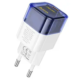 МЗП Hoco C125A Transparent PD20W (1USB-C) Transparent blue - мініатюра 3