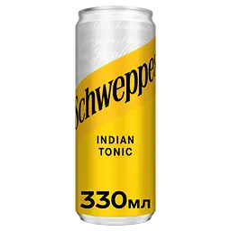 Напій Schweppes Indian Tonic Water безалкогольний 330 мл (714691) - мініатюра 2