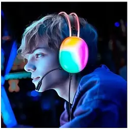 Навушники ігрові Hoco W109 Plus Rich channel gaming headphones RGB 6942007609029 - мініатюра 8