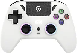 Геймпад GamePro GPS20W 2.4G/BT 5.1/USB (Switch/PC/PS/iOS/Android) RGB White (GPS20W)