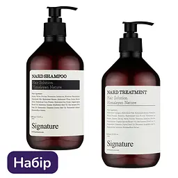 Набір Nard Signature: шампунь з амінокислотами 1 л + кондиціонер для волосся з амінокислотами 1 л
