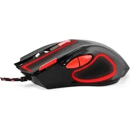 Миша Esperanza MX401 Hawk USB black red (EGM401KR) - мініатюра 2