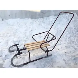 Санки Snower Сніжок бордові - мініатюра 5