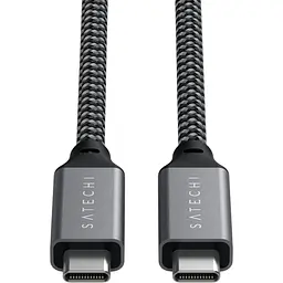 Кабель USB-C to USB-C Satechi Cable 100W Space Gray 0.25 м (ST-TCC10M) - мініатюра 6
