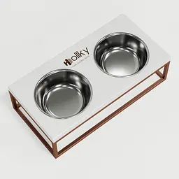 Hollky Base M — миски на підставці для середніх собак та великих котів (2 × 0,95 л) - мініатюра 8
