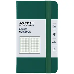 Книга записна Axent Partner в клітинку 95x195 мм 96 аркушів зелений ліс (8301-61-A) - мініатюра 5