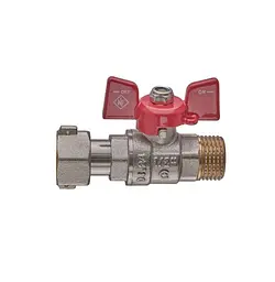 Кран кульовий Nolf classic 1/2" прямой з накидною гайкою NFC.821-06 (NF3153)
