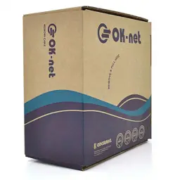 Кабель мережевий OK-Net UTP-cat.5E-SL, трос 4*0,5мм, outdoor, 305м (КППт-ВП (100) 4*2*0,49) - мініатюра 2