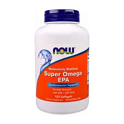 Жирные кислоты Now Foods Супер Омега ЭПК (ейкозапентаиновая кислота) 1200мг, 120 же (NOW-01682)