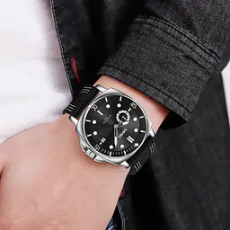 Наручний годинник чоловічий 9328BK Black Skmei acs0030907 - мініатюра 3