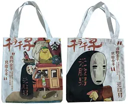 Шоппер еко-сумка Віднесені привидами Spirited Away 36 х 39 см двосторонній