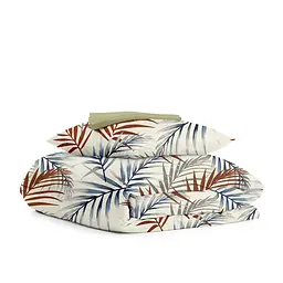 Дитяча постільна білизна в ліжечко BEIGE FOLIAGE CS2, бежевий (FoliageColorMilk_Olive_140)