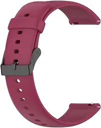 Ремінець силіконовий для смарт-годин BeWatch HW Huawei Watch 22 мм Фіолет (102HW02) - мініатюра 4