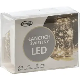 Гірлянда-струна Chomik 60 LED теплий білий 6.2 м - мініатюра 5